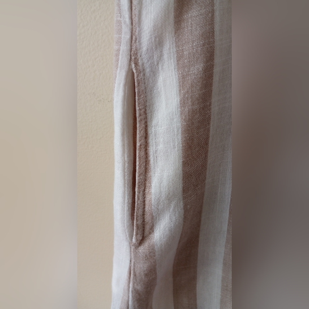 NWOT Sleeveless Dress with Notched “V” Neckline, Inverted Back Pleat and Pockets - Picture 4 of 5